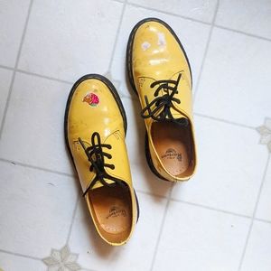 Dr. Martens Yellow Patent Leather 1461 W